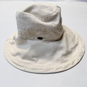 Scala Collezione Hat Bucket Fitted Womens Cream Wide Brim Sun Safari Outdoor